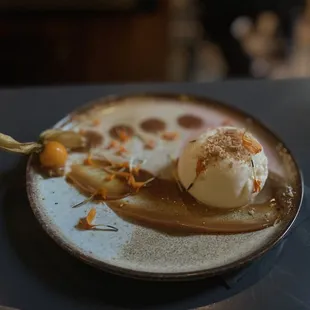 Burrata is the vessel dessert