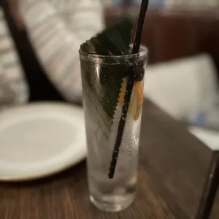 Mezcal and tonic