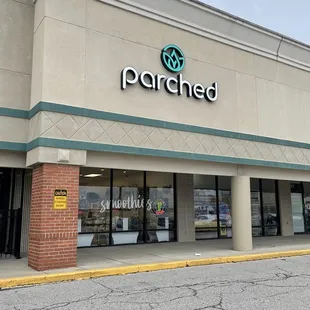 the front of the store