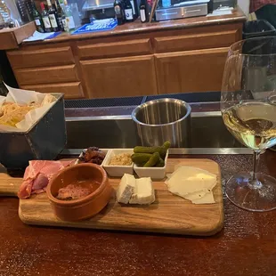 Charcuterie &amp; wine