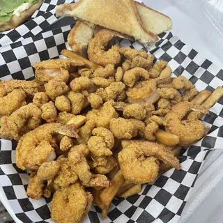 Shrimp and Crawfish Tail Platter