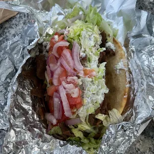 Traditional Lamb Gyro