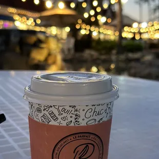 Chai Latte outside