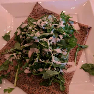 Buckwheat crepes with 3 cheeses