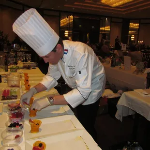Master Pastry Chef David Piquard in action!