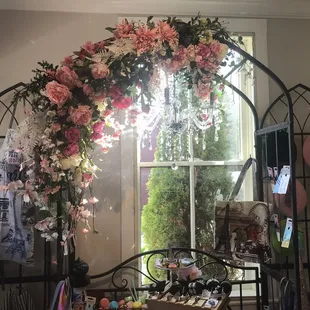 a room with a bed and a window