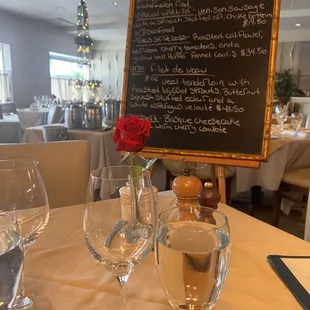 The specials of the day