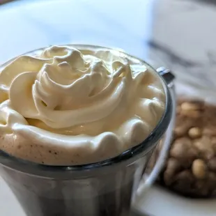 Mocha and peanut butter cookie