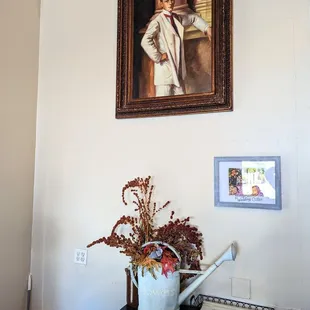 Some art on the wall