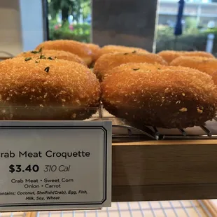 Crab Meat Croquette