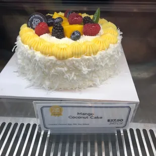 Mango Coconut Cake