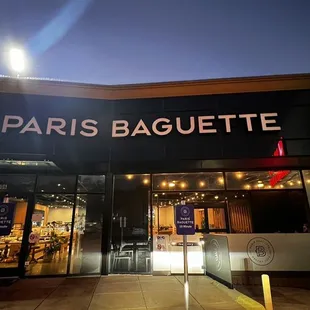 Front of the bakery.