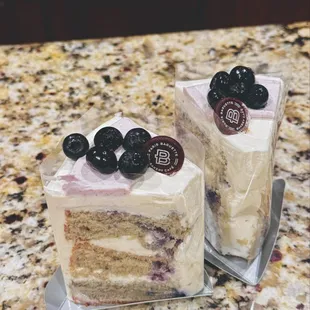 Blueberry Chiffon Cake