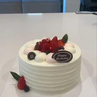 Strawberry Soft Cream Cake