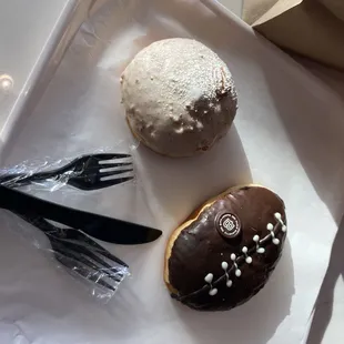 King donuts- custard filled