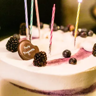 Blueberry Chiffon Cake