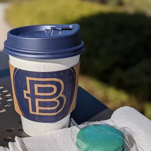 First time trying the pretty earl grey macaron.  So special and tasty!