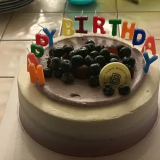 Blueberry Yogurt Cake Slice