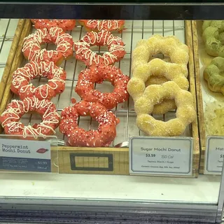 Strawberry Mochi Donut