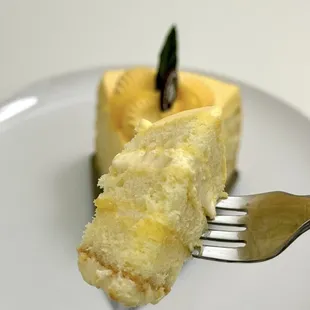 Lemon Citrus Layer Cake Slice