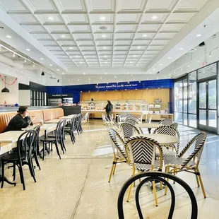 the interior of a restaurant
