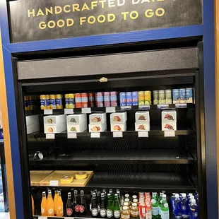 a vending machine in a grocery store