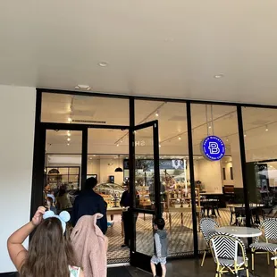 Dog friendly outdoor seating