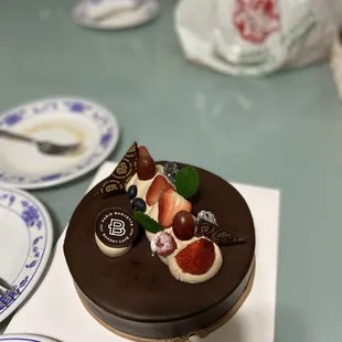 Chocoholic Chiffon Cake Slice