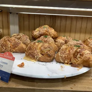 pastries on display