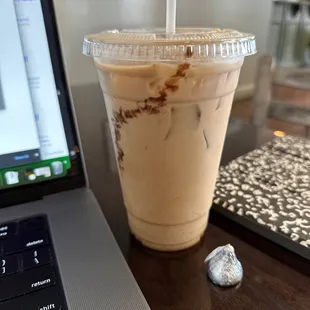 Cookies n cream ice latte