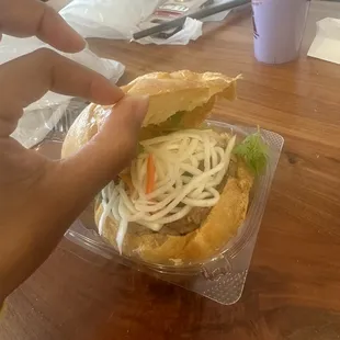 Pork Patty Burger
