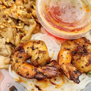 Bonus shrimp we were surprised with