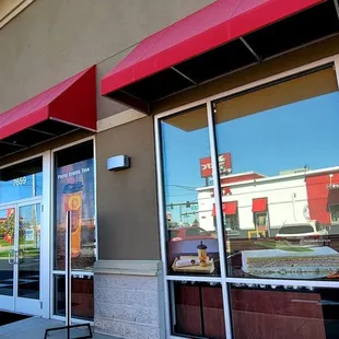 Side and main entrance