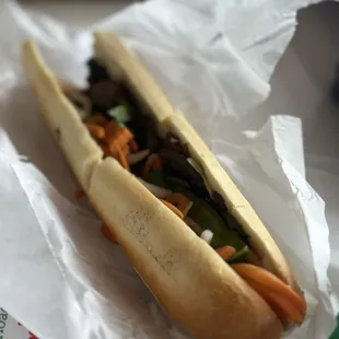 Pork bahn mi