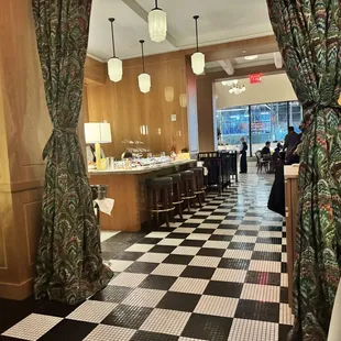 interior, sushi and sashimi