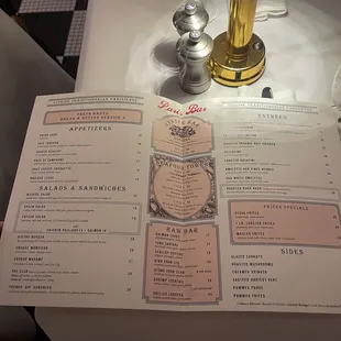 We didn't see the duck on the online menu, but it was listed in the restaurant's menu, masked "subject to availability" tho.