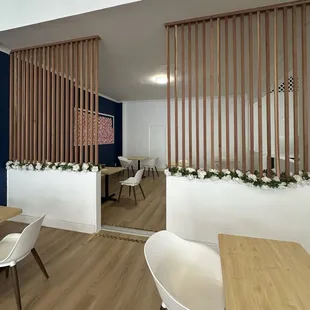 Seating area in the back