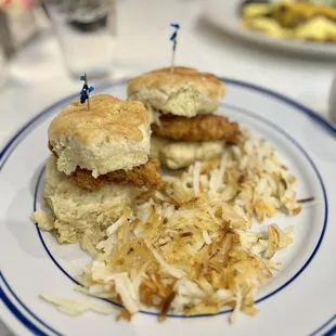 Honey chicken biscuit