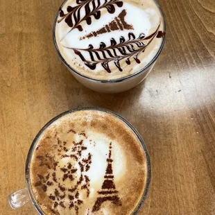 Maple Syrup Latte &amp; Peppermint Mocha