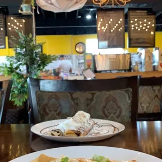 Salmon Benedict Crepe