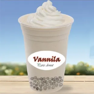 Vanilla smoothie with boba  only $1.99