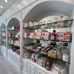 Inside the store