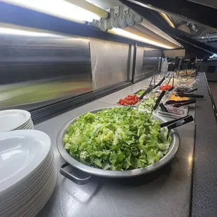 The start of one of the best salad bars you will ever experience.