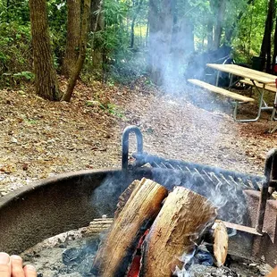 Ahh.  Fireside, finally.