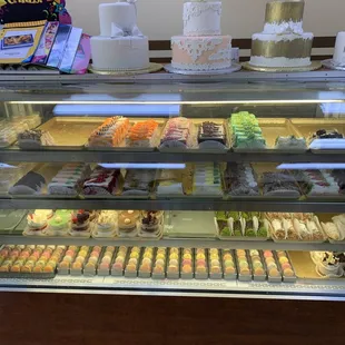 Some of their desserts for sale