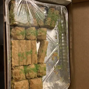 Baklava mix, half tray