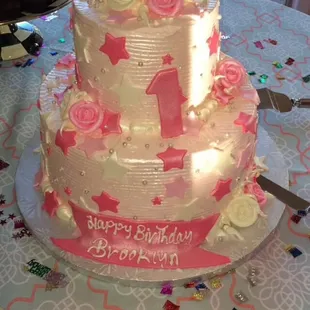Baby's first birthday cake.