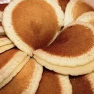 a plate of pancakes