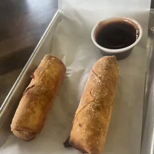 Boudin Egg Rolls