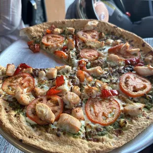 Pesto Chicken Pizza